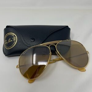 Ray Ban 50 Vintage Sunglasses - The General - Gold Plated 24k - With Case